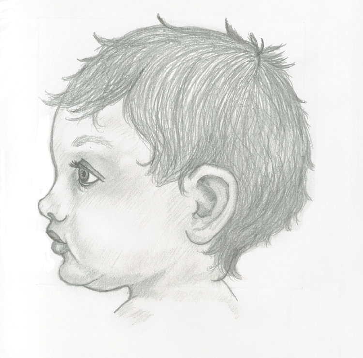 Baby Harry (pencil)