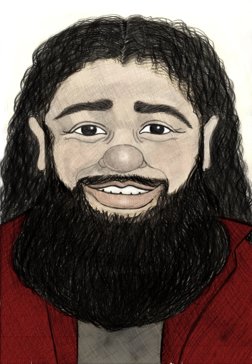 Hagrid Sketch Computer Color