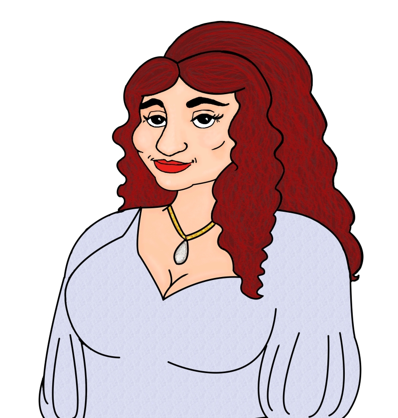 Sybil Sketch Color Bust